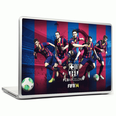 24% OFF on Headturnerz Fc Barcelona Team Fifa 14 Vinyl Laptop Decal