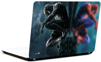 Pics And You Spiderman Black And Blue Vinyl Laptop Decal (Laptops And Macbooks)