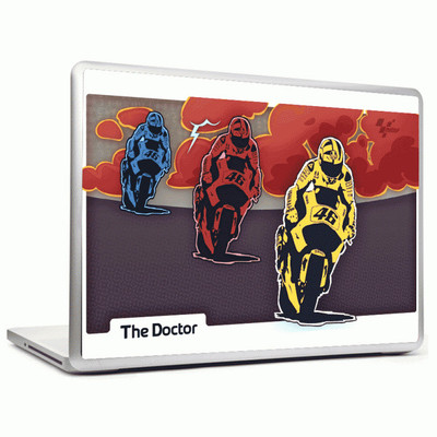 24% OFF on Headturnerz The Doctor Vr 46 Valentino Rossi Moto Gp Vinyl Laptop Decal