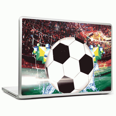 24% OFF on Headturnerz Football Vector Art Fifa Vinyl Laptop Decal