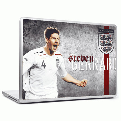 24% OFF on Headturnerz Steven Gerrard Endland Foortball Team Fifa Vinyl Laptop Decal