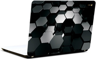 Pics And You Black And Grey Vinyl Laptop Decal (Laptops And Macbooks)