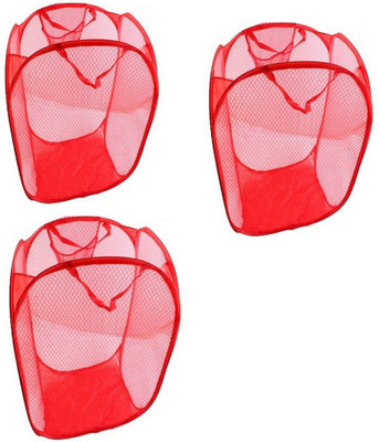 35% OFF on HMO India 3 L Red Laundry Basket