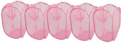 60% OFF on HMO India 3 L Pink Laundry Basket