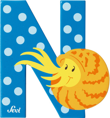 Sevi Letter N Nautilus Sevi Letter N Nautilus