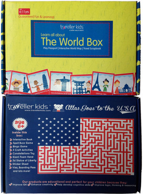 4% OFF on Traveller Kids Atlas Goes to the U.S.A Combo 4% OFF on Traveller Kids Atlas Goes to the U.S.A Combo