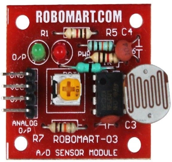 20% OFF on Robomart Light Sensor LDR Big