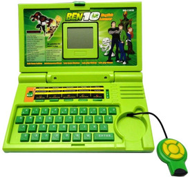 Shop & Shoppee Ben 10 English Learner Laptop For Kids (Green)