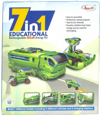 Annie 7 – In – 1 Educational Rechareable Solar E Kit, Multi Color@ 289 +2 + Shipping