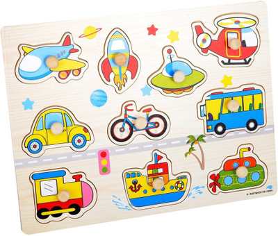 Priya Exports Vehicles Wooden Puzzle Priya Exports Vehicles Wooden Puzzle
