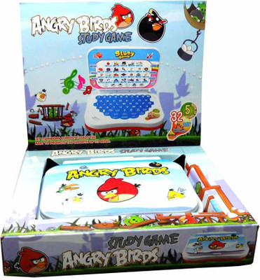 Shop & Shoppee Angry Bird Mini English Leaning Laptop Toy (Multicolor)