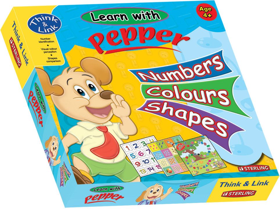 9% OFF on Sterling Pepper Number, Colour & Shapes 9% OFF on Sterling Pepper Number, Colour & Shapes