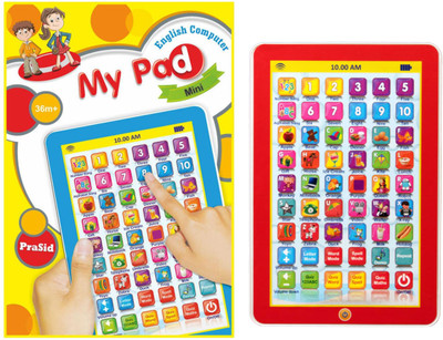 Prasid English Learner My Pad Mini For Kids (Multicolor)