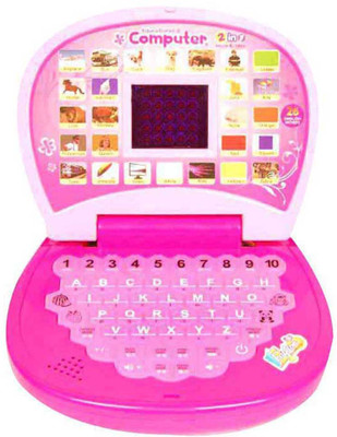 New Pinch Kids English Mini Laptop With Small Screen (Multicolor)