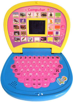 Zaprap Mini English Learner Laptop For Kids (Multicolor)