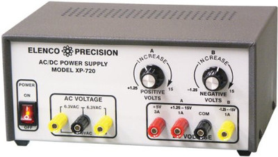 Elenco Ac-Dc Triple Output Power Supply Kit Elenco Ac-Dc Triple Output Power Supply Kit