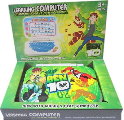 New Pinch Ben10 Mini English Learning Laptop (Multicolor)