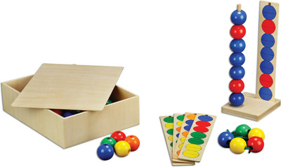 11% OFF on Eduedge Let'S Lace - Big Round Beads with Pattern Cards