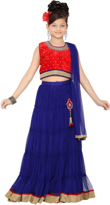 52% OFF on Aarika Self Design Girl's Lehenga, Choli and Dupatta Set 52% OFF on Aarika Self Design Girl's Lehenga, Choli and Dupatta Set