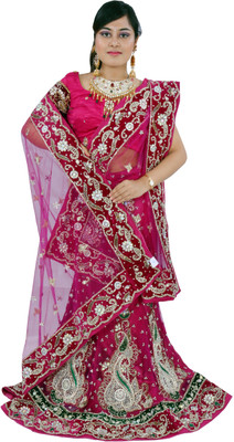 70% OFF on Aggarwal Traders Self Design Women's Lehenga Choli