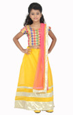 25% OFF on Saraogi's Self Design, Solid Girl's Ghagra Choli