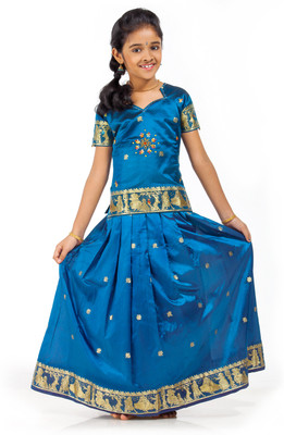 10% OFF on Kanakadara Self Design Baby Girl's Lehenga Choli 10% OFF on Kanakadara Self Design Baby Girl's Lehenga Choli