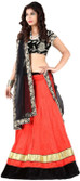 61% OFF on Hi-Fashion Solid Women's Lehenga Choli