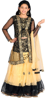 46% OFF on Saarah Self Design Girl's Lehenga, Choli and Dupatta Set 46% OFF on Saarah Self Design Girl's Lehenga, Choli and Dupatta Set