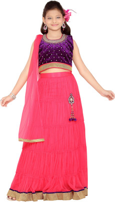 57% OFF on Aarika Self Design Girl's Lehenga, Choli and Dupatta Set 57% OFF on Aarika Self Design Girl's Lehenga, Choli and Dupatta Set