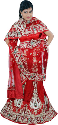 70% OFF on Aggarwal Traders Self Design Women's Lehenga Choli