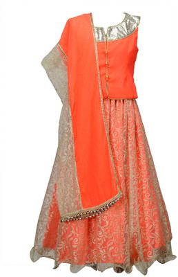 50% OFF on Peaches Self Design Baby Girl's Lehenga Choli 50% OFF on Peaches Self Design Baby Girl's Lehenga Choli