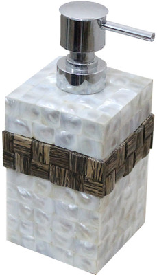 35% OFF on KKD Mother of Pearl & Taadiwood Band 100 ml Soap Dispenser White 35% OFF on KKD Mother of Pearl & Taadiwood Band 100 ml Soap Dispenser White