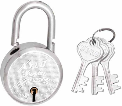 3% OFF on Xylo BINDAS 50 MM Padlock Silver 3% OFF on Xylo BINDAS 50 MM Padlock Silver