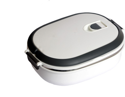 Chrome Lunch Box Single Compartment 9707W 1 Containers Lunch Box 900 ml Chrome Lunch Box Single Compartment 9707W 1 Containers Lunch Box 900 ml