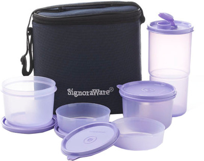 21% OFF on Signoraware 520 5 Containers Lunch Box