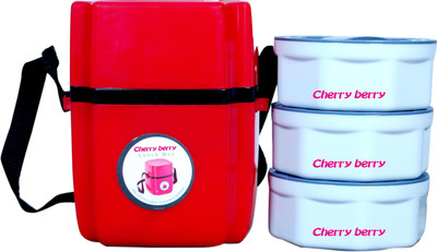 85% OFF on Cherry Berry Grand Abs Red 3 Containers Lunch Box 500 ml 85% OFF on Cherry Berry Grand Abs Red 3 Containers Lunch Box 500 ml