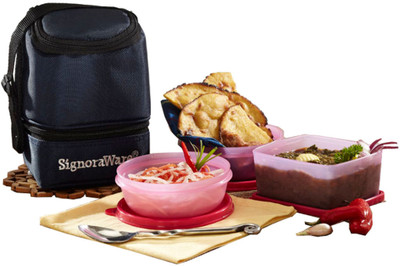 4% OFF on Signoraware 533 3 Containers Lunch Box 4% OFF on Signoraware 533 3 Containers Lunch Box