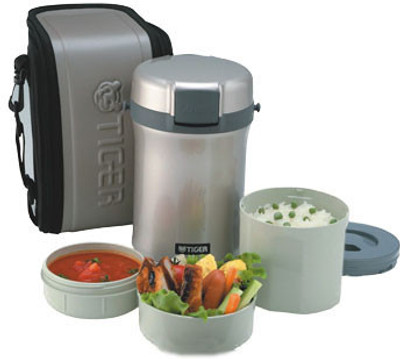 26% OFF on Tiger LWU - B200 3 Containers Lunch Box 1410 ml