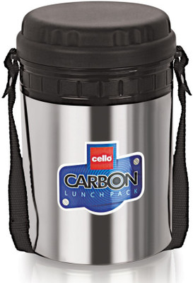 6% OFF on Cello Carbon Black 4 Containers Lunch Box 6% OFF on Cello Carbon Black 4 Containers Lunch Box