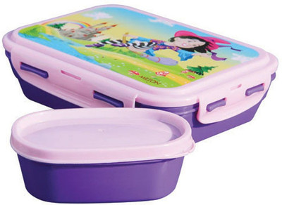 Milton Fun Treat Tiffin 2 Containers Lunch Box Milton Fun Treat Tiffin 2 Containers Lunch Box