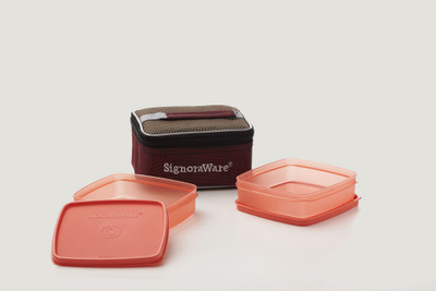 Signoraware Hot n Fresh Lunch Box (with Bag) 2 Containers Lunch Box Signoraware Hot n Fresh Lunch Box (with Bag) 2 Containers Lunch Box