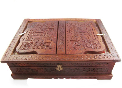 33% OFF on Pindia Beautifully Hand Carved Foldable Holy Book Stand & Box Floor Standing Magazine Holder 33% OFF on Pindia Beautifully Hand Carved Foldable Holy Book Stand & Box Floor Standing Magazine Holder