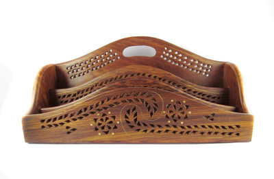 49% OFF on Pindia Fancy Wooden Curve Design Multi Letter Rack With Brass Work Table Top Magazine Holder 49% OFF on Pindia Fancy Wooden Curve Design Multi Letter Rack With Brass Work Table Top Magazine Holder