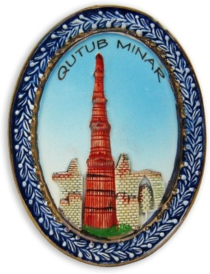 The Bombay Store Qutubminar Oval Fridge Magnet The Bombay Store Qutubminar Oval Fridge Magnet