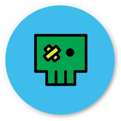 33% OFF on PosterGuy Patched Skull Fridge Magnet Fridge Magnet 33% OFF on PosterGuy Patched Skull Fridge Magnet Fridge Magnet