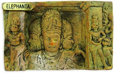 The Bombay Store Elephanta Caves Fridge Magnet