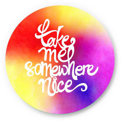 33% OFF on PosterGuy Take me to Someplace Nice Quirky Fridge Magnet