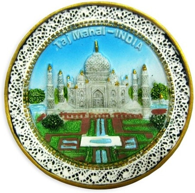 The Bombay Store Taj Mahal Round Fridge Magnet The Bombay Store Taj Mahal Round Fridge Magnet