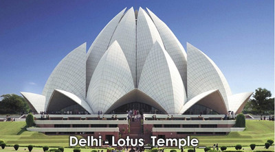 Everyday Gifts Indian Souvenir (Lotus Temple) Fridge Magnet