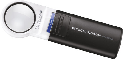 Eschenbach Mobilux LED 10.0X Magnifier White Eschenbach Mobilux LED 10.0X Magnifier White